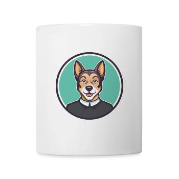 Pastor Garafiano Hunderasse Cartoon Kawaii Clipart - Tasse - Weiß - Vorne