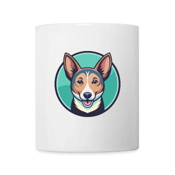 Portugiesische Podengo Pequeno Hunderasse Lustige Karikatur - Tasse - Weiß - Vorne