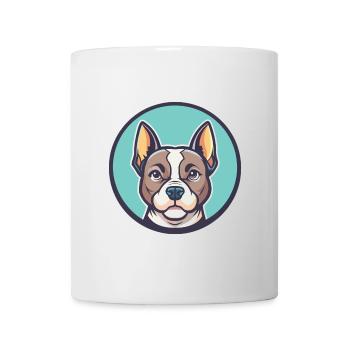 Phalene Chien Race Dessin Animé Personnage Kawaii Clipart - Mug blanc - blanc - Devant
