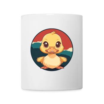 Oiseau à bec - Mug blanc - blanc - Devant