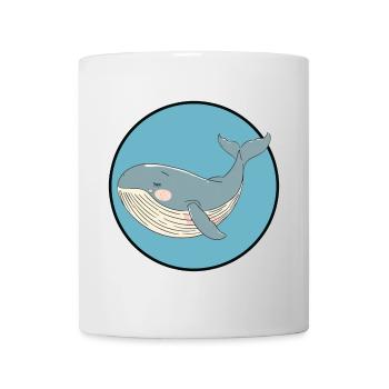 Meeresleben Flosse Wale - Tasse - Weiß - Vorne