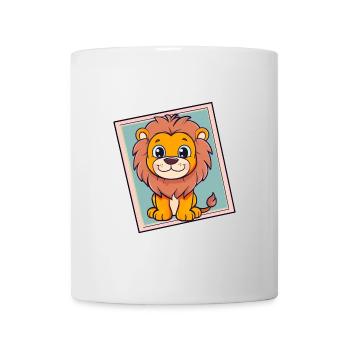 Loewe Leo Wild Cat - Mug - white - Front