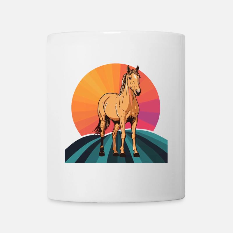 Pferde Pferdemist - Tasse - Weiß
