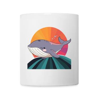 Wal Unter Wasser Meeresleben - Tasse - Weiß - Vorne