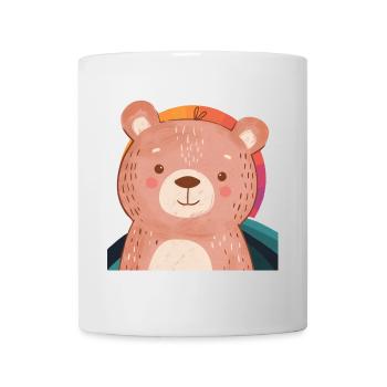 Baer Teddy Bear Ours brun - Mug blanc - blanc - Devant