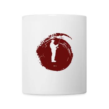 Fishing rod sport fisherman Petri Heil - Mug - white - Front