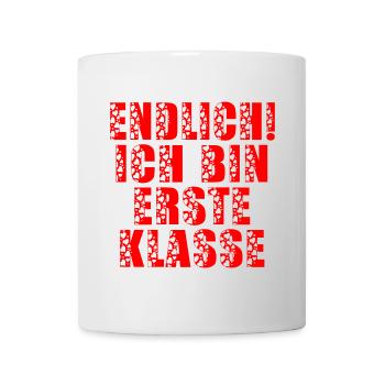 EINSCHULUNG SCHULANFANG ERSTE KLASSE - Tasse - Weiß - Vorne