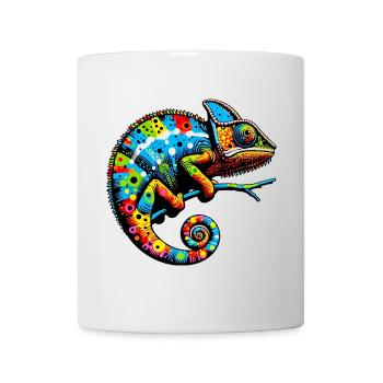 Caméléon - Mug blanc - blanc - Devant