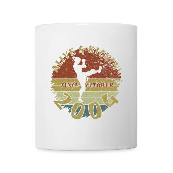 20. Geburtstag Alive and kickin since 10/2004 - Tasse - Weiß - Vorne