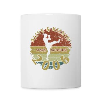 18. Geburtstag Alive and kickin since 10/2006 - Mug - white - Front