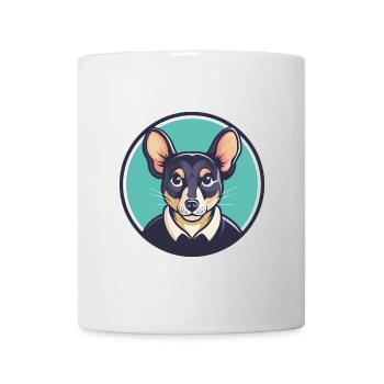 Ratonero Valenciano Hunderasse Lustige Karikatur Kawaii - Tasse - Weiß - Vorne