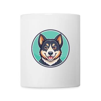 Rache Hund Rasse Cartoon Kawaii Clipart Tier Haustier - Tasse - Weiß - Vorne