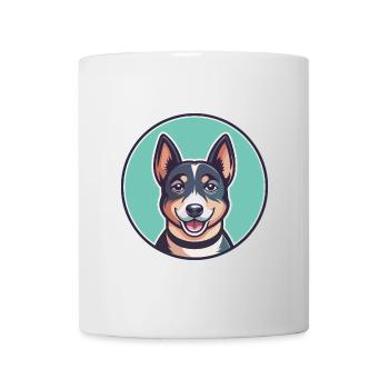 Sapsali Dog Breed Cartoon Character Kawaii Clipart - Mug - white - Front
