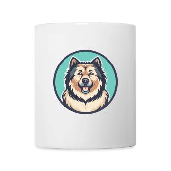 Sarplaninac Dog Breed Funny Cartoon Kawaii Clipart - Mug - white - Front