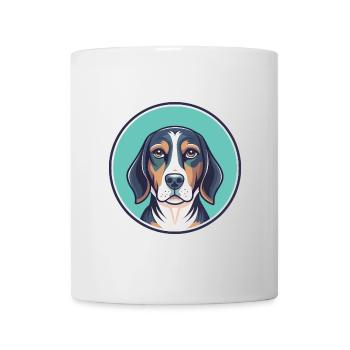 Serbische Trikolore Hund Hund Rasse Karikatur Kawaii - Tasse - Weiß - Vorne