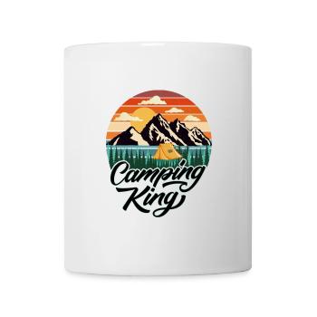 Camping King - Mug - white - Front