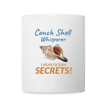 Conch Seashells Collector Beachcomber Sea Shell - Mug - white - Front