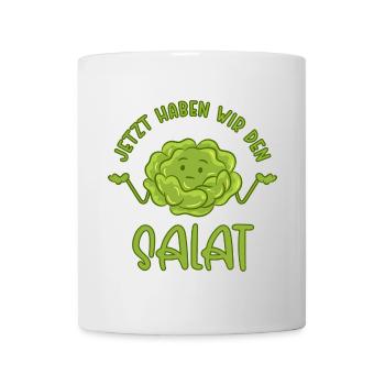 Maintenant, nous avons la salade - Mug blanc - blanc - Devant