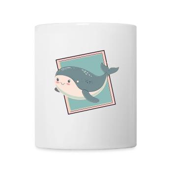 Meeresleben Meerestier Wal - Tasse - Weiß - Vorne