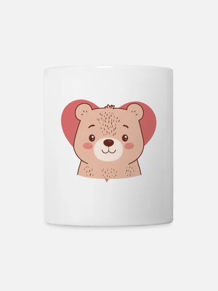 Baer Waldbewohner Braunbär - Tasse - Weiß