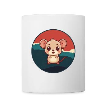 Maus Käse Ratte - Tasse - Weiß - Vorne