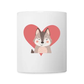 Loups, Loup-garou, Husky - Mug blanc - blanc - Devant