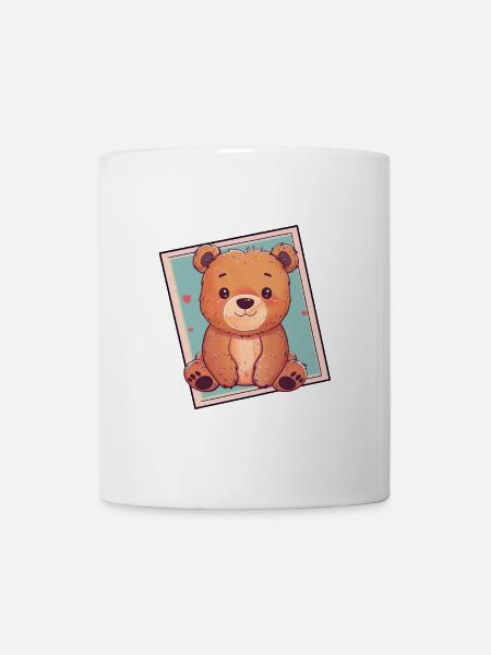 Baer Waldtier Bar - Tasse - Weiß