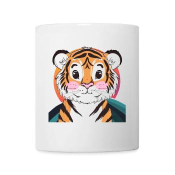 Tiger Domestic Cat Leopard - Mug - white - Front
