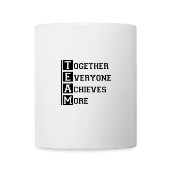 TEAM Together Everyone Achieves More - Tasse - Weiß - Vorne