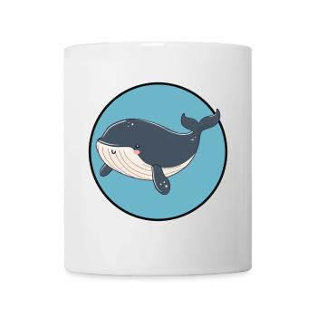Meeresleben Wal Unter Wasser - Tasse - Weiß - Vorne