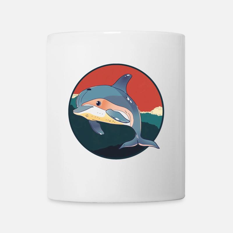 Dolphin Dolphins Reef - Mug - white