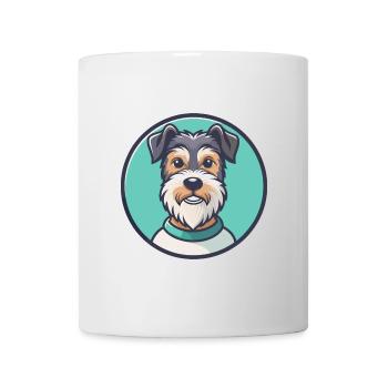 Race de chien Sporting Lucas Terrier Dessin animé Kawaii - Mug blanc - blanc - Devant