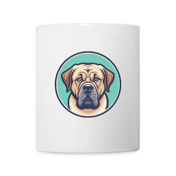 Spanish Mastiff Dog Breed Cartoon Kawaii Clipart - Mug - white - Front