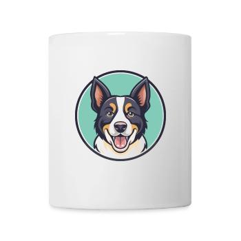 Tornjak Hunderasse Cartoon Figur Kawaii Clipart - Tasse - Weiß - Vorne