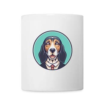 Transylvanian Hound Dog Breed Funny Cartoon Kawaii - Mug - white - Front