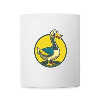 Goose Cute Kawaii Cartoon Clipart Pet Animal - Mug - white - Front