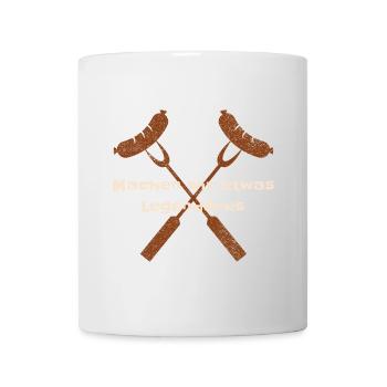 machen wir etwas legendares - Tasse - Weiß - Vorne