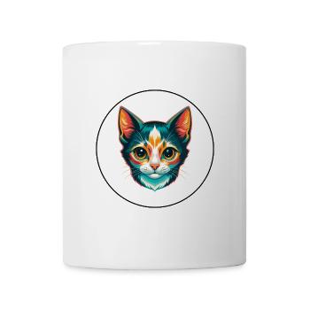 Bambino Katze Rasse Karikatur Kawaii Tier Haustier - Tasse - Weiß - Vorne
