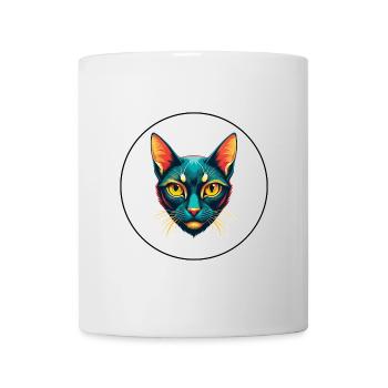 Bombay Chat Race Dessin Animé Kawaii Animal Pet - Mug blanc - blanc - Devant