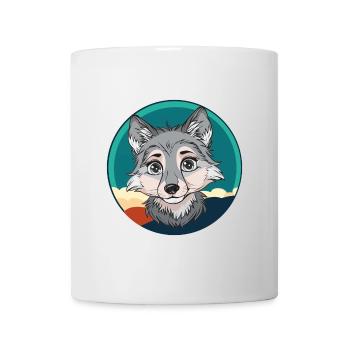 Wolf Weisheit Husky - Tasse - Weiß - Vorne