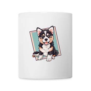 Chien Chien Amoureux des chiens - Mug blanc - blanc - Devant