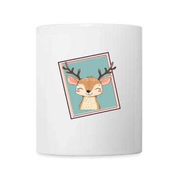 Hirsch Hirschjagd Reh - Tasse - Weiß - Vorne