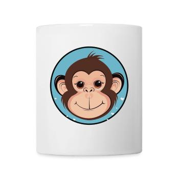Affe Zootier Wildnis - Tasse - Weiß - Vorne