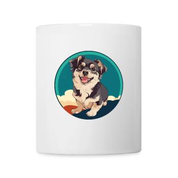 Hund Border Collie Hundeliebhaberin - Tasse - Weiß - Vorne