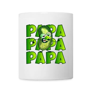 PAPA MÜDE - GURKENSALAT GURKEN GEWÜRZGURKEN - Tasse - Weiß - Vorne