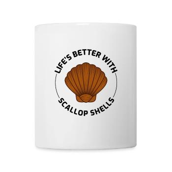 Jakobsmuscheln Sammler Strandräuber Schalentiere - Tasse - Weiß - Vorne