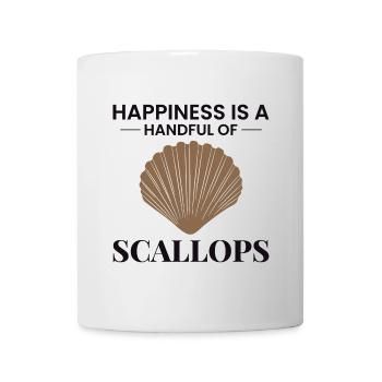 Scallop Seashells Collector Beachcomber Shellfish - Mug - white - Front