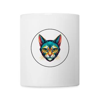 Burmilla Chat Race Dessin Animé Kawaii Animal Pet - Mug blanc - blanc - Devant