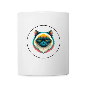 Himalaya-Katzenrasse Karikatur Kawaii Tier Haustier - Tasse - Weiß - Vorne