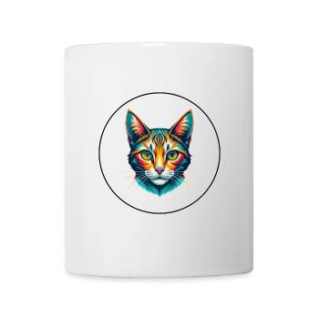 Chat pailleté de Californie Race Dessin animé Kawaii Pet - Mug blanc - blanc - Devant